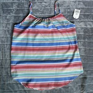 Faded Glory Striped Tank, NWT, Size S